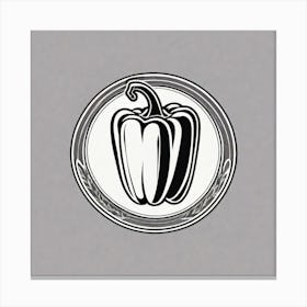 Pepper Logo 10 Canvas Print