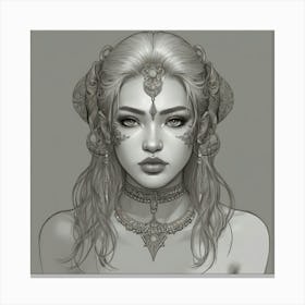 Elven Beauty Canvas Print