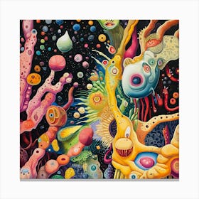 'Sea Monsters' Canvas Print