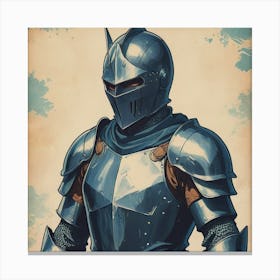 Knight In Armor Canvas Print