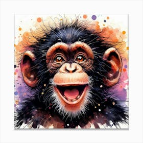 Chimpanzee 4 Canvas Print