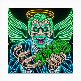 Joker Canvas Print