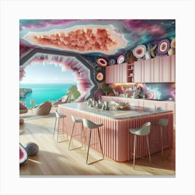 Galaxy Kitchen Canvas Print