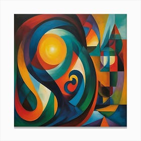 Abstract Painting Canvas Print