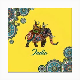 Indian Elephant 2 Canvas Print