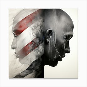 Human Duality Canvas Print