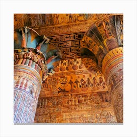 temple  real photo  Canvas Print