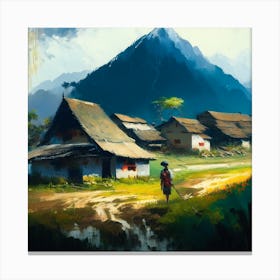 The Village Canvas Print