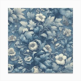 Floral Wallpaper Canvas Print