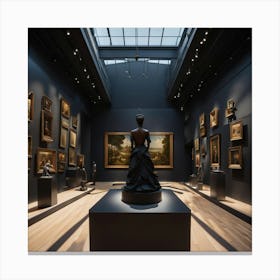 Museum Stock Videos & Royalty-Free Footage 1 Canvas Print