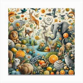 'Animal Kingdom' Canvas Print