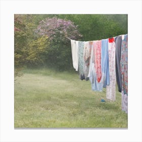 Laundry Day Art Print 7 Canvas Print