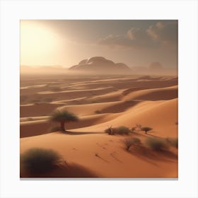 Desert Landscape 88 Canvas Print