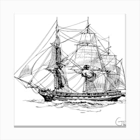 Sail Ship Canvas Print