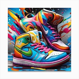 Nike Dunk High Canvas Print