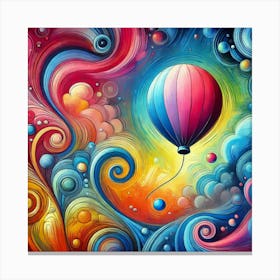 Hot Air Balloon Canvas Print