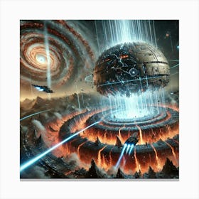 Gravitational Vortex Generator Converted Canvas Print