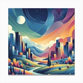 Cityscape 47 Canvas Print