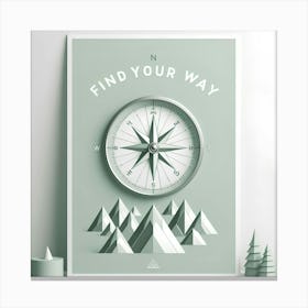 Find Your Way 1 Canvas Print