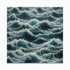 Ocean Waves 3 Canvas Print