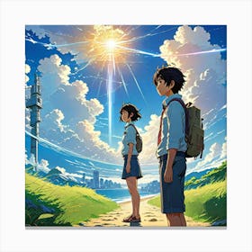 Sky Is Blue Canvas Print