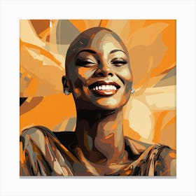 Maraclemente Abstract Black Bald Woman Smiling Beautiful Hand D 8f1d1b62 E991 43e0 96c5 A7b24a7ee6ca Canvas Print