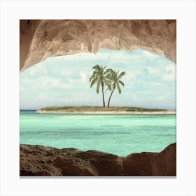 Cave Stock Videos & Royalty-Free Footage Canvas Print