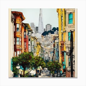 San Francisco Cityscape Canvas Print