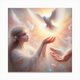 Dove Of Peace Canvas Print