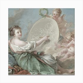 Venus And Cherubs Canvas Print