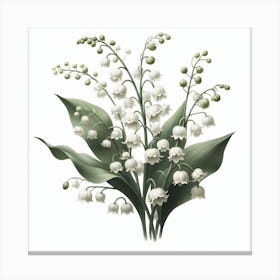 Lilies of the Valley 4 Canvas Print