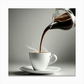 Pouring Coffee 1 Canvas Print