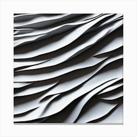 Abstract Wave Wall Art 1 Canvas Print