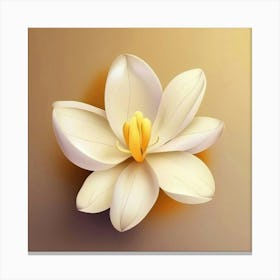 White Flower 1 Canvas Print