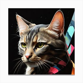 Cat Portrait 1 Canvas Print