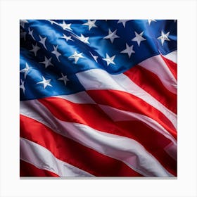 American Flag 4 Canvas Print