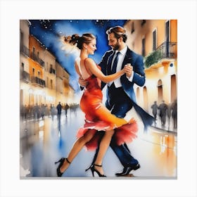 Flamenco Dance Canvas Print