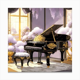 Grand Piano Canvas Print