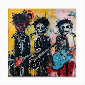 Screamers Band Canvas Print