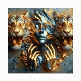 Golden Tiger 1 Canvas Print