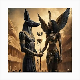 Egyptian Gods Canvas Print