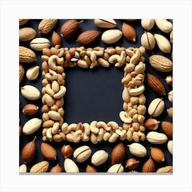 Frame Of Nuts 9 Canvas Print