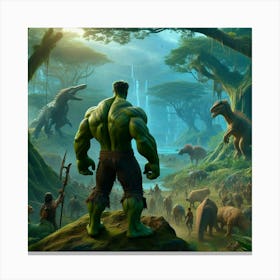 Incredible Hulk Canvas Print