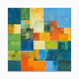 Abstract Squares 12 Canvas Print