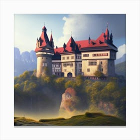 Castle In The Sky Canvas Print