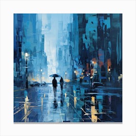 Rainy Night Canvas Print