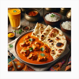 Indian Food Canvas Print