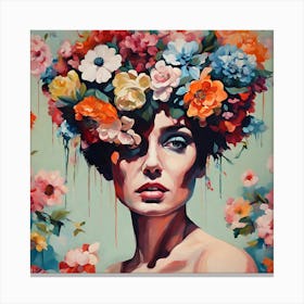 Flower Girl 2 Canvas Print