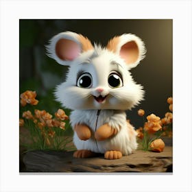 Cute Hamster 2 Canvas Print