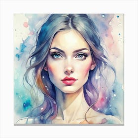 Watercolor Painting Canvas Print